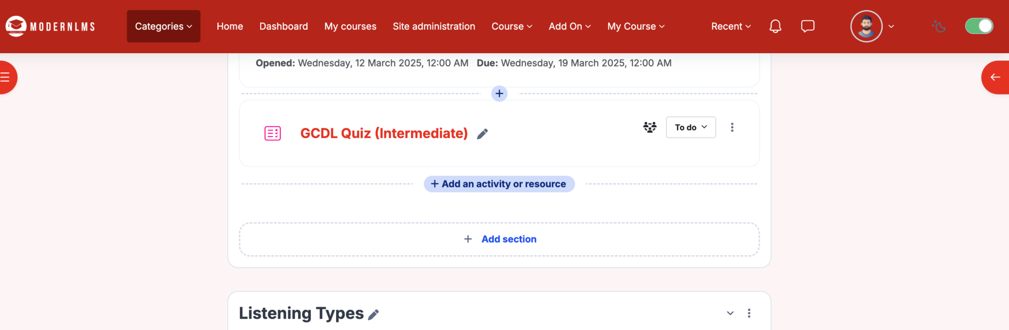 Assignment – ModernLMS Documentation