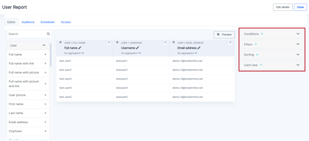 Generating Custom Report – ModernLMS Documentation