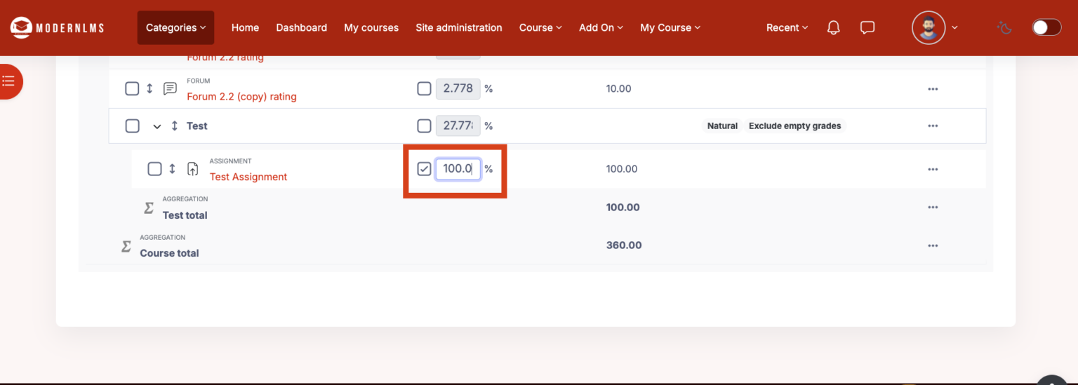 Gradebook Setup – ModernLMS Documentation
